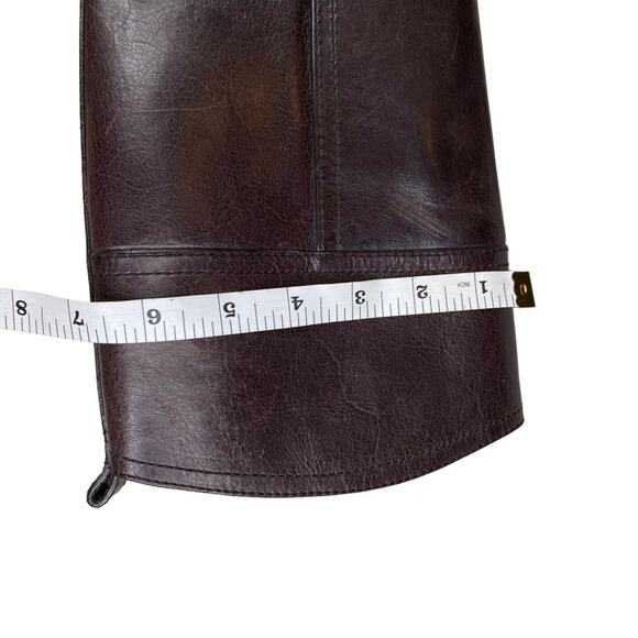 Tory Burch Women’s Jess Brown Leather Riding Boot Size US 6.5 - Picture 12 of 12
